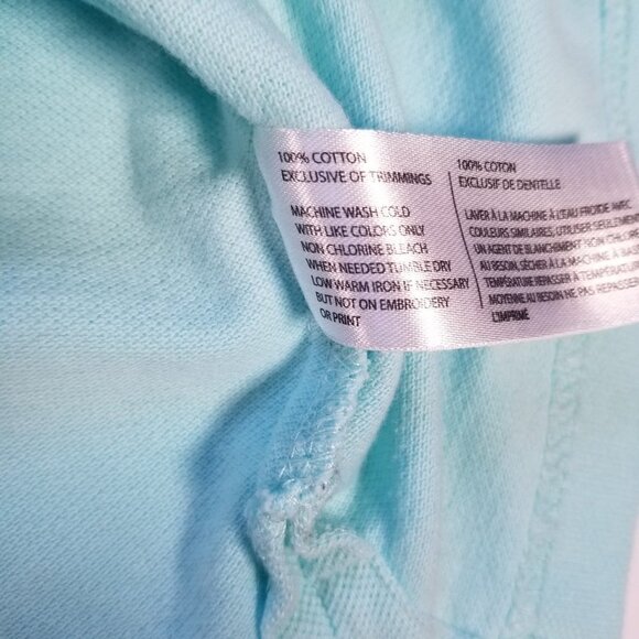 U.S. Polo Assn. Polo Shirt Top Men's xl Turquoise with Blue Logo Short Sleeve - Picture 4 of 8